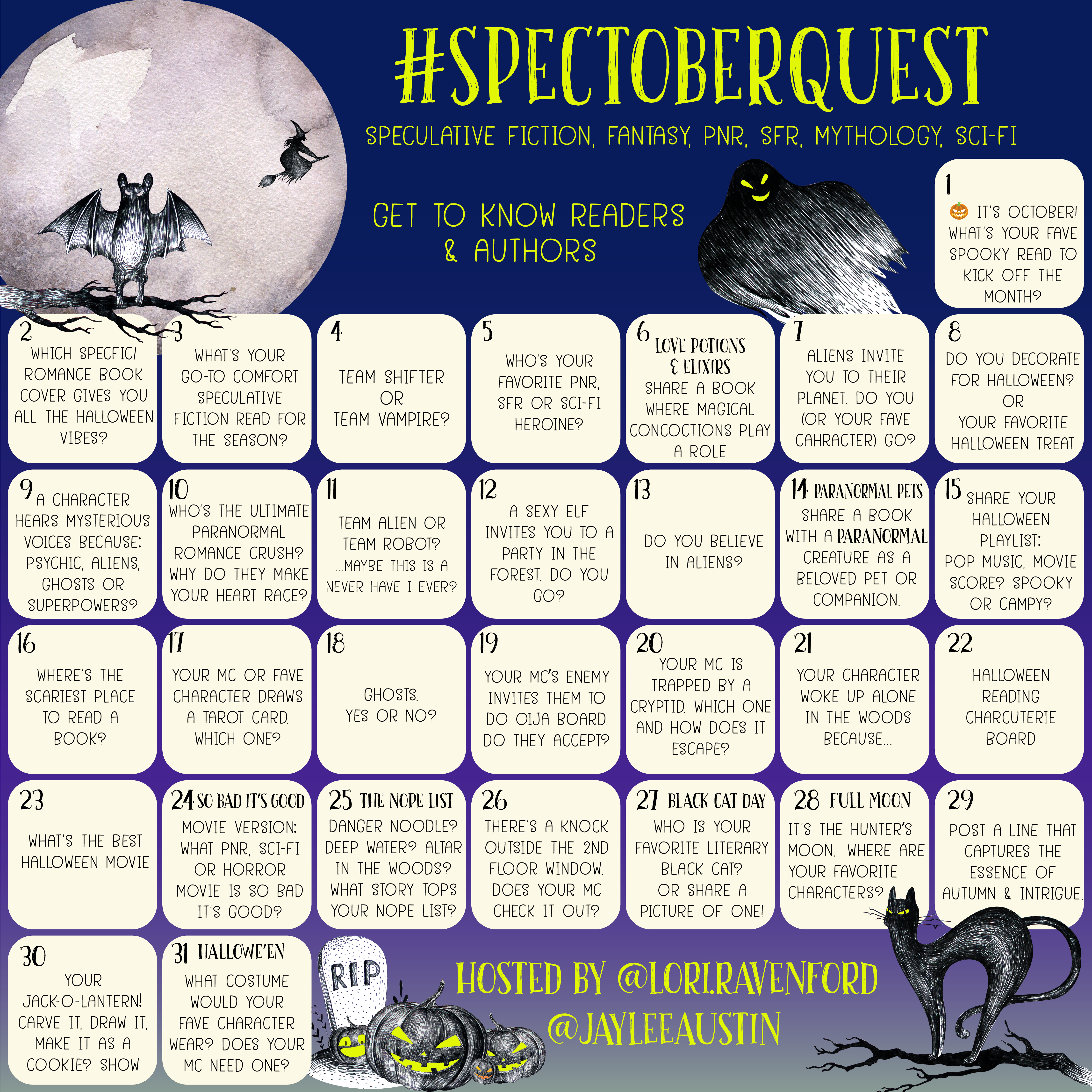 Spectoberquest23 Halloween Social Media Challenge